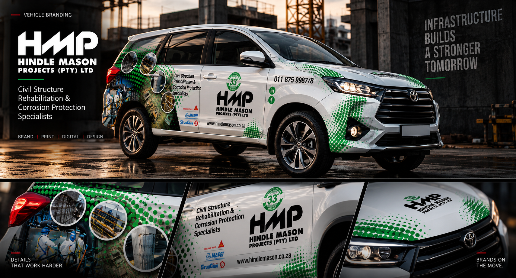 HMP vehicle branding