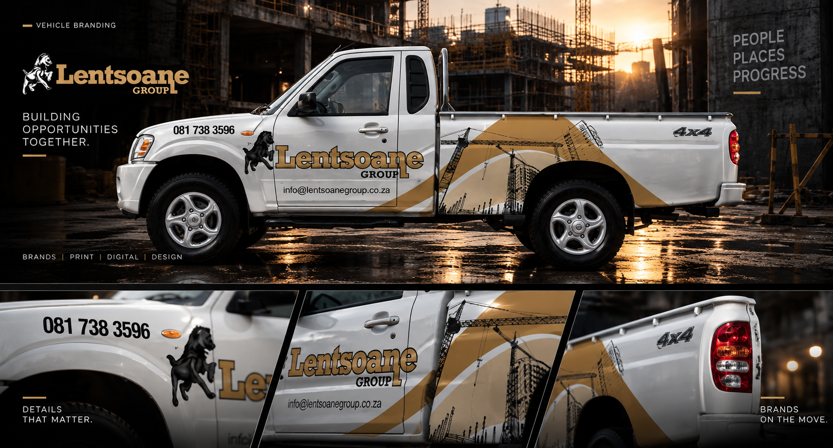 Lentsoane vehicle branding